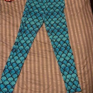 Mermaid yoga pants